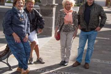 Visita al casco histórico de Telde de un grupo de tinerfeños (Foto TA)
